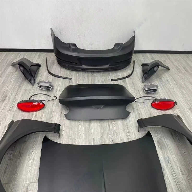New Screw-On Universal Fitment Bumper Body Kit GT 2005-2017 Cars-Facial Enhancement 2024