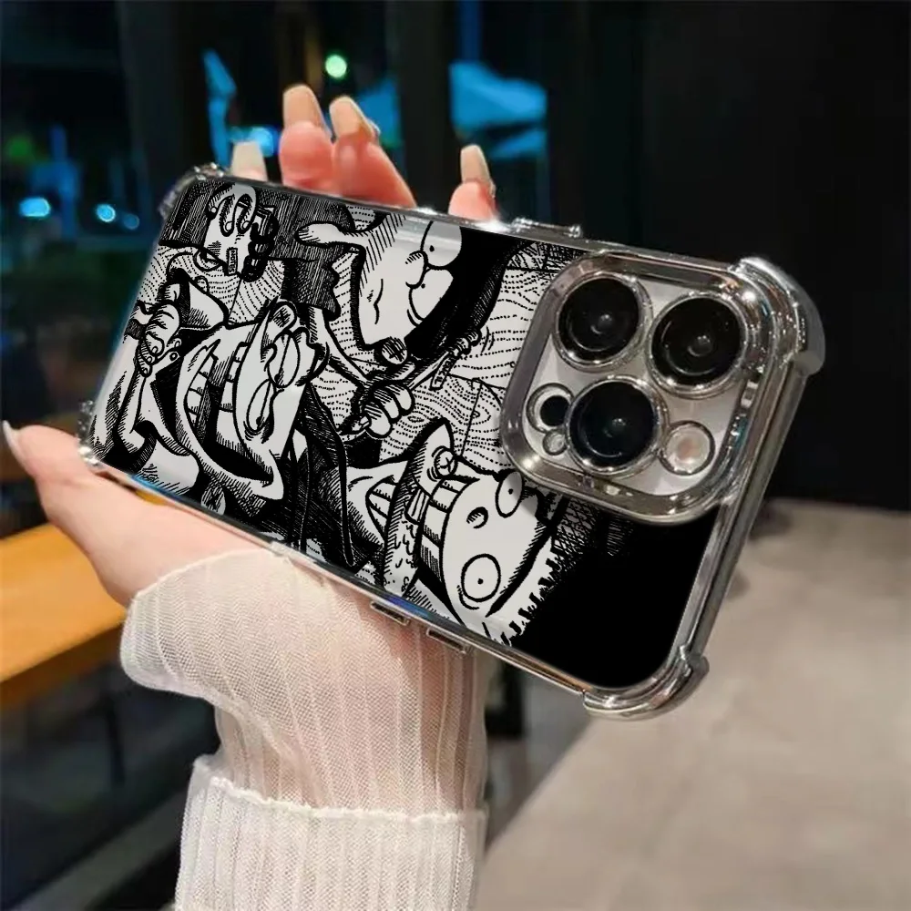 حافظة لهاتف آيفون 16e 16 15 14 13 12 11 Pro Max X XR XSMax 7 8 6 Plus مضادة للسقوط