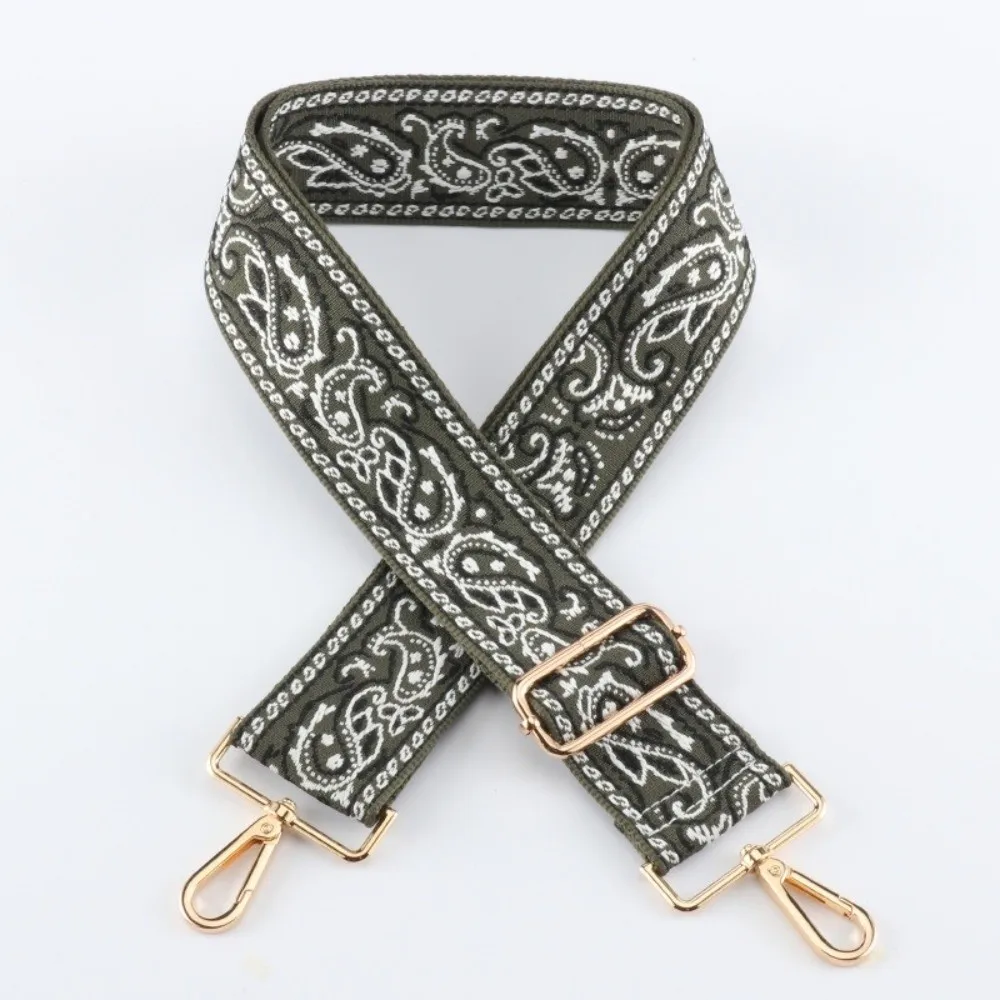 

New Bohemian Style Bag Straps Polyester 5cm Width Crossbody Strap Up to 120cm Pink Black Blue Hangbag Straps Bag Accessories