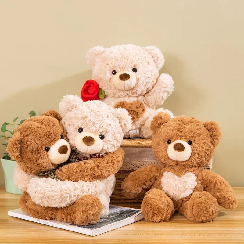 

Kawaii Comfort Soft Animal Throw Pillow Lovers/Roses/Running Bear Plush Stuffed Animal Doll Pillow Decorate Room