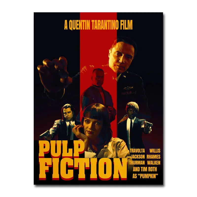 

Pulp Fiction Movie Art Picture Print Silk Poster Home Wall Decor