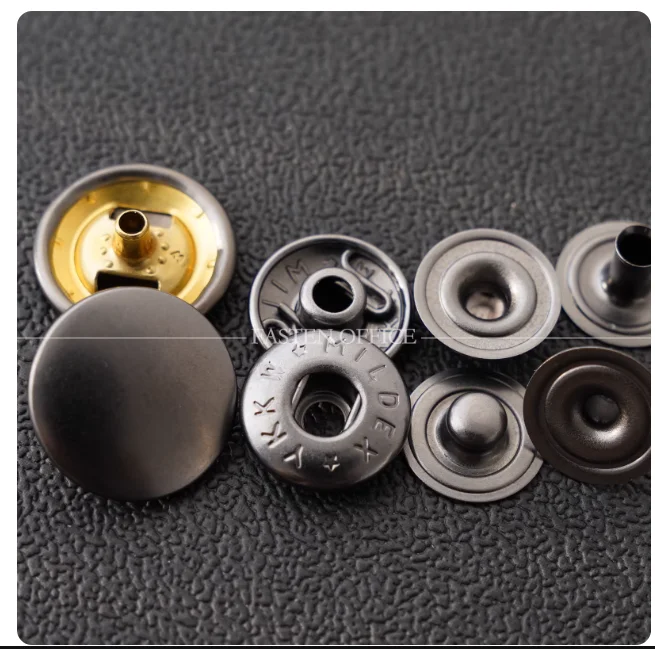 

Japan YKK SW65 Large Strong S-shaped Large White Buckle, Gun Color 13mm