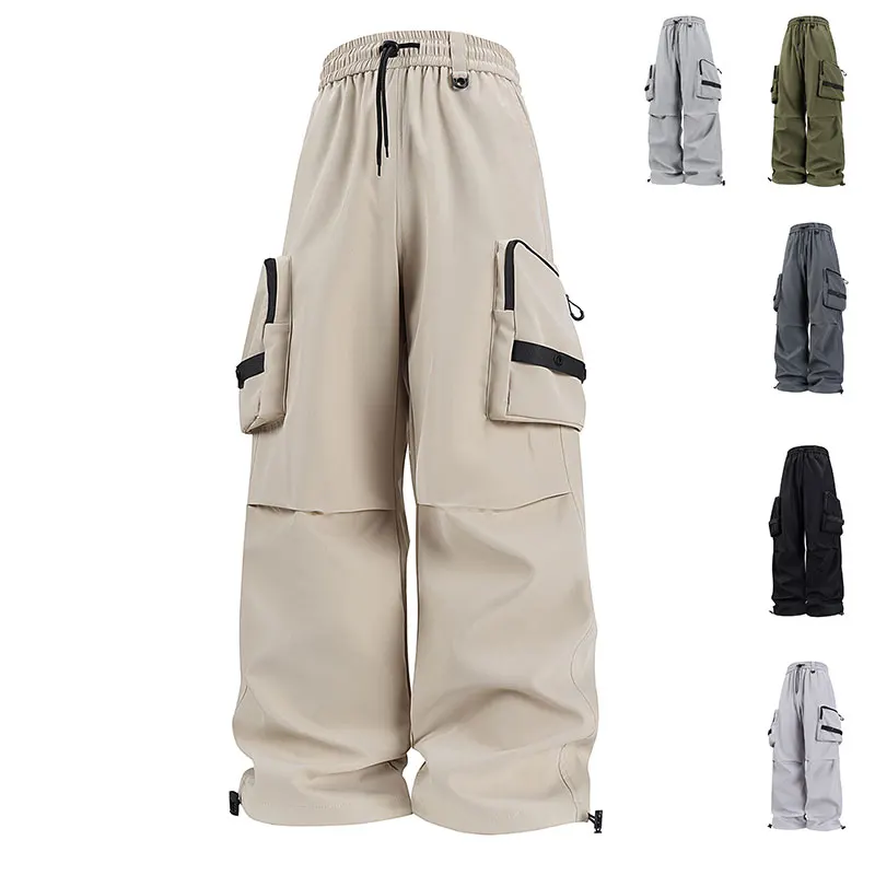 

Men's Casual Pant Fashion Loose Comfortable Breathable Multiple Pockets Cargo Long Pants Outdoor Fitness Running Casual Trouser