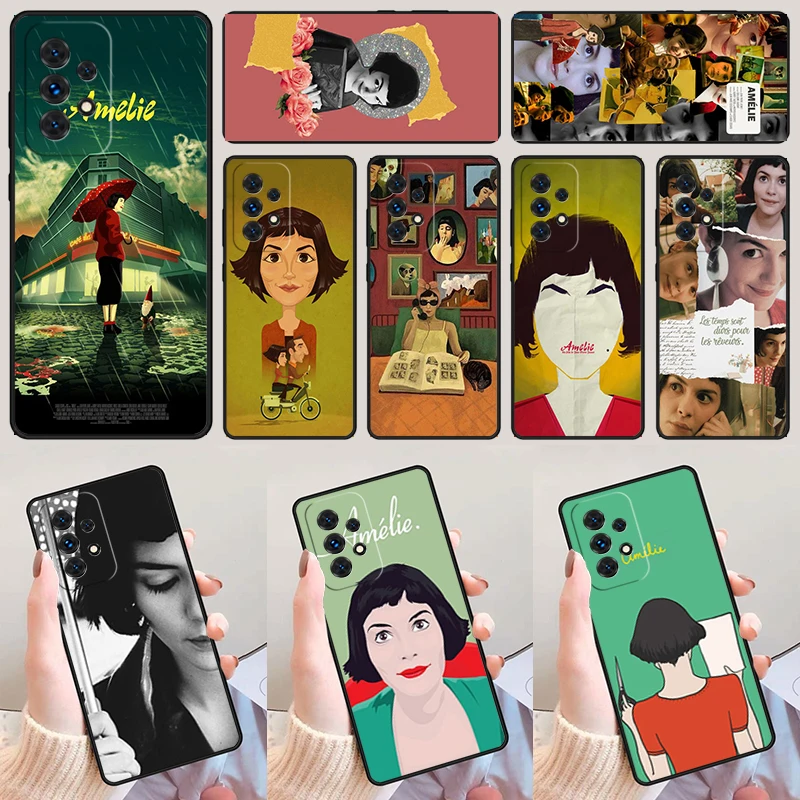Amelie фильм плакат Телефон чехол для Samsung Galaxy A42 A31 A40 A51 A71 A32 A80 A91 A52 A72 A73 A20e A21S A50 A70 A11 A12 Обложка