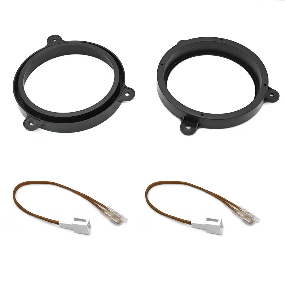 Front Door Speaker Adapter 6.5 Inch For Subaru Forester Impreza Outback WRX/STI Audio Speaker Spacer Ring Bracket Replacement view 4