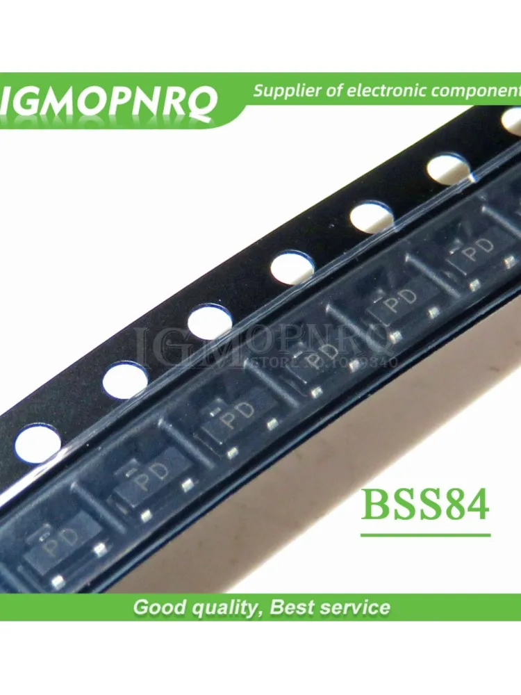 50 pièces BSS84 BSS84LT1G SOT23 P canal transistor à effet de champ nouveau Original