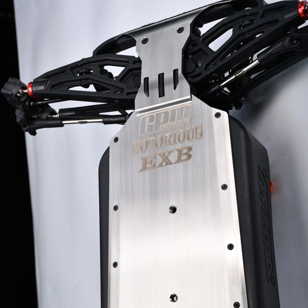 GPM Metal Stainless Steel Chassis Armor ARA320572 ARA320627 for ARRMA 1/8 OUTCAST EXB ARA8710 1/8 NOTORIOUS V6 6S ARA8611V6 BLX