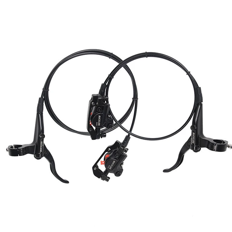 

STLF BUCKLOS Road MTB Гидравлический диск Алюминиевый комплект велосипедных тормозов 160 мм Тормозной ротор Велосипедный масляный тормоз Обновление деталей велосипеда