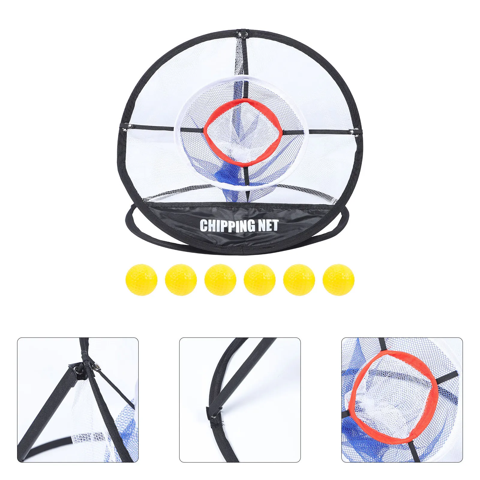 

1Set Nylon Chipping Net PU Golf Balls Indoor Sports Training Gift for Golf Lovers Chipping Net Golfing Gifts for Men