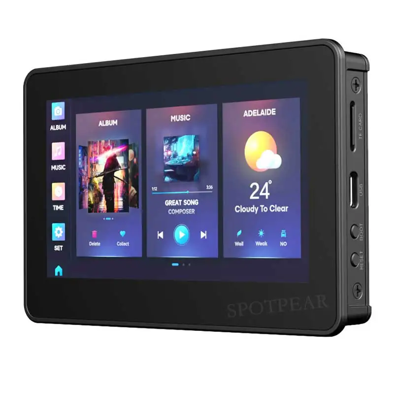 Raspberry Pi Pico 2 RP2350B Development Board 4.3 Inch Capacitive Touch LCD Screen 800X480