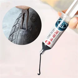 30ml Tire Repair Glue Strong Rubber Glue Liquid Instant Black Soft Rubber Wear-resistant Adhesive Non-corrosive Bond Tool