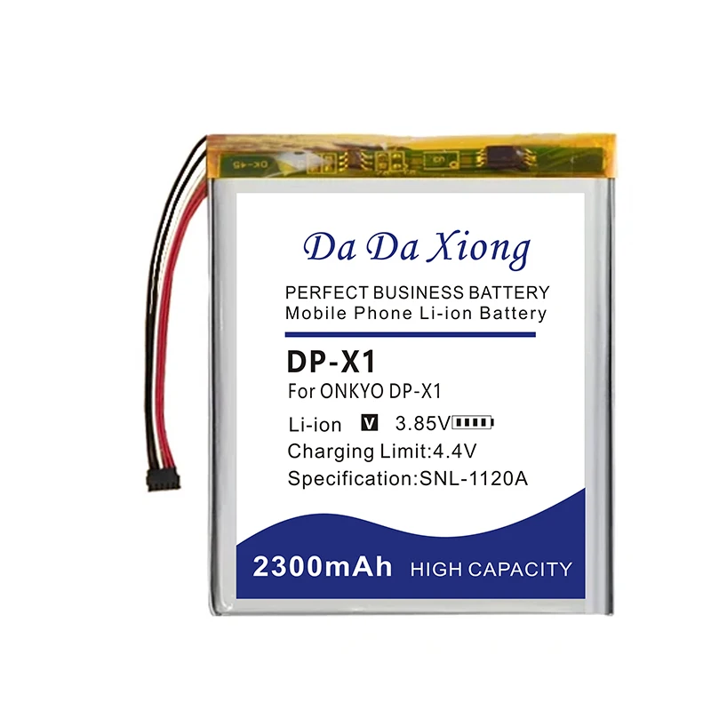 DP-X1 XDP-300R 100R Player 2300mAh Battery for ONKYO DP-X1 XDP-300R XDP-100R Player Accumulator 5 Wire Batteries