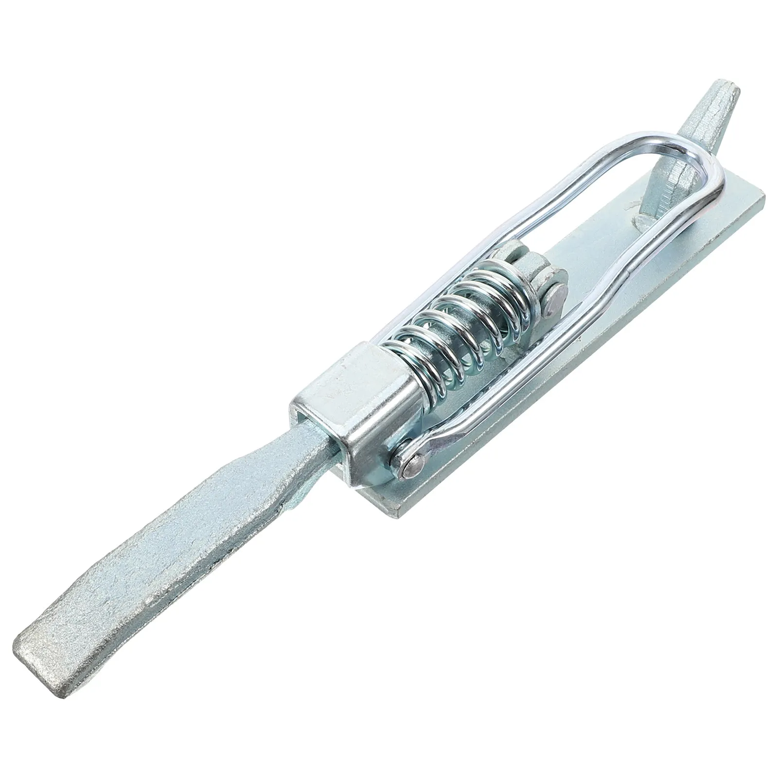 

Heavy Duty Spring Hasp Hitch Lock Carbon Steel Trailer Coupler Pin Lock for Trucks Trailers Containers Quick Install Secure