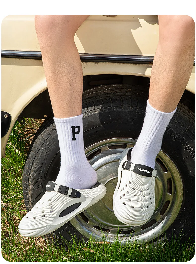 Unisex Sommer EVA Clogs – Rutschfeste Dicksohlen-Hausschuhe für Drinnen/Draußen, Geruchsneutrale Gepolsterte Pantoffeln für Männer und Frauen – Detail 3