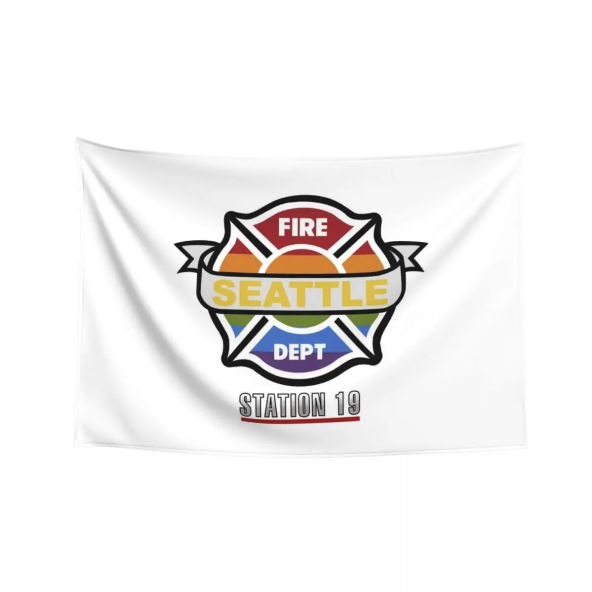 

Station 19 Pride Badge Tapestry Room Decorations Aesthetics Decorations For Your Bedroom Wall Decoration Cute Decor Tapestry