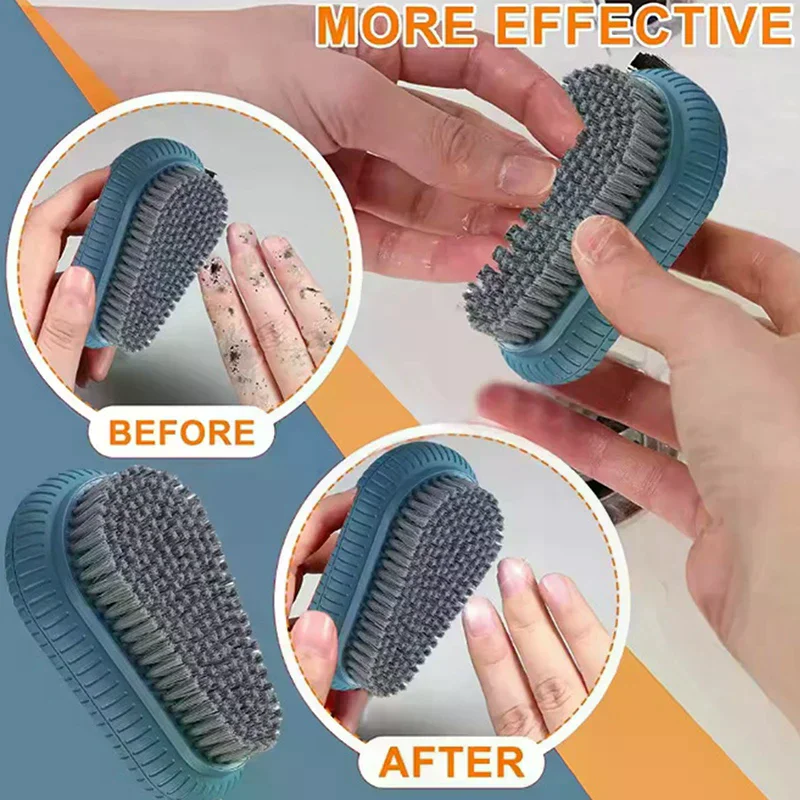 Szczotka do paznokci o dużej wytrzymałości, miękka szczotka do paznokci artystycznych, usuwa brud, praktyczne narzędzia do manicure, pielęgnacja paznokci, pedicure, czyszczenie dłoni.