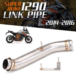 Slip On For Super DUKE 1290 GT 1290 2016-2020 Motorcycle Exhaust Esacape Muffler Decat Eliminator Down Exhaust Pipe Mid Pipe