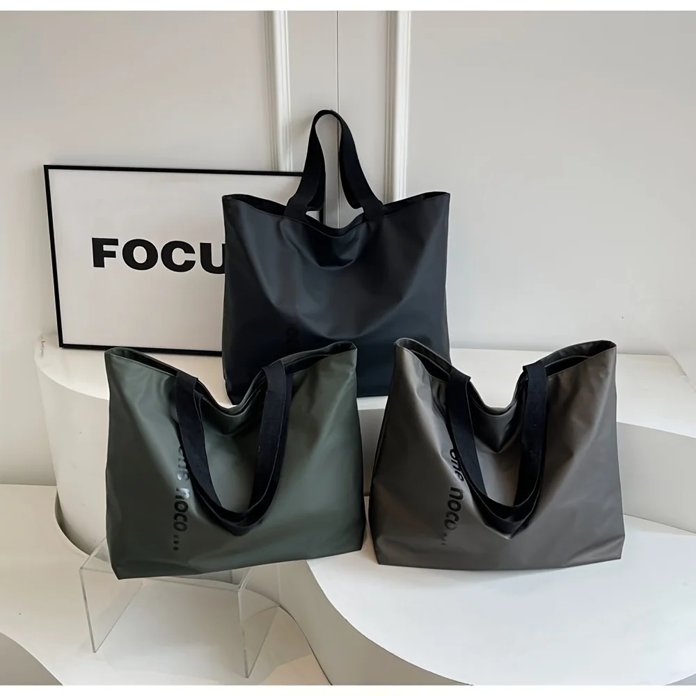 Geräumige Tragetasche, Neue Stilvolle Handtasche, Vielseitig für den Arbeitsweg, Leicht, Luxuriös, Schlicht, Lässig, Wasserdichte Handtasche, Schultertasche – Detail 2