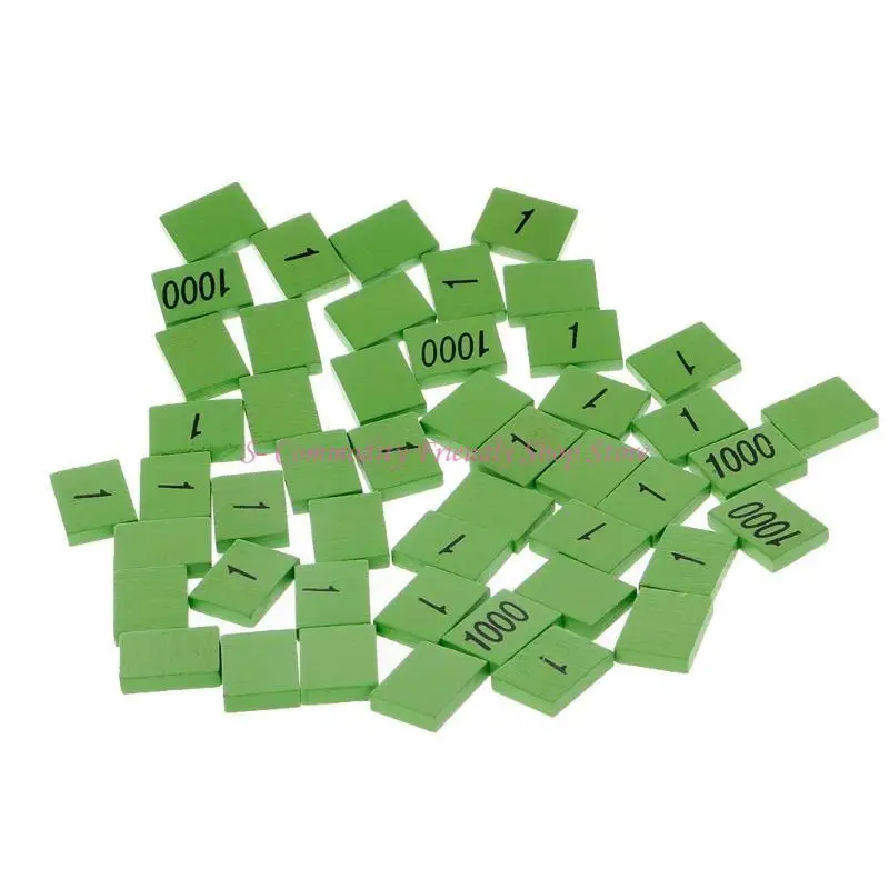 85AE Wooden Stamps Game Math Kid Children Early Teaching Gift