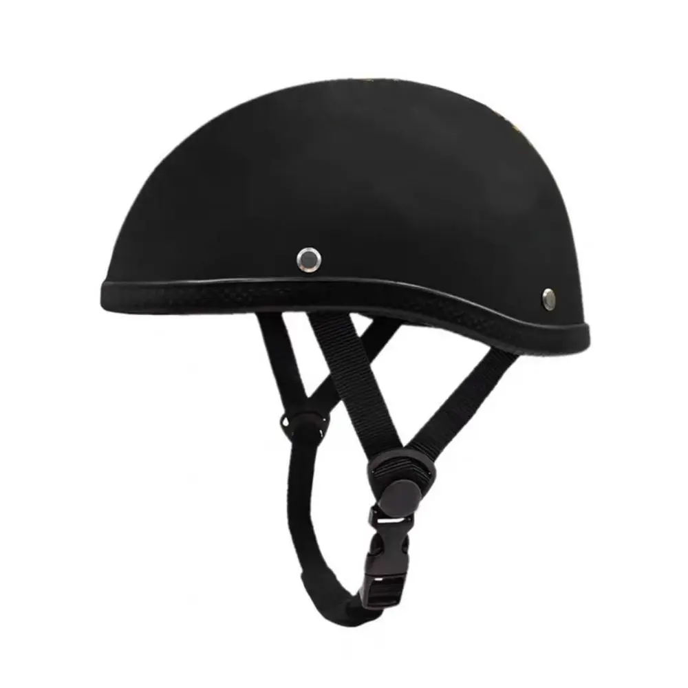 durable light Half face helmet comfortable ventilation Motorcycle Helmet Uniform size ABS Cycling Safety Helmet Male/Female view 2