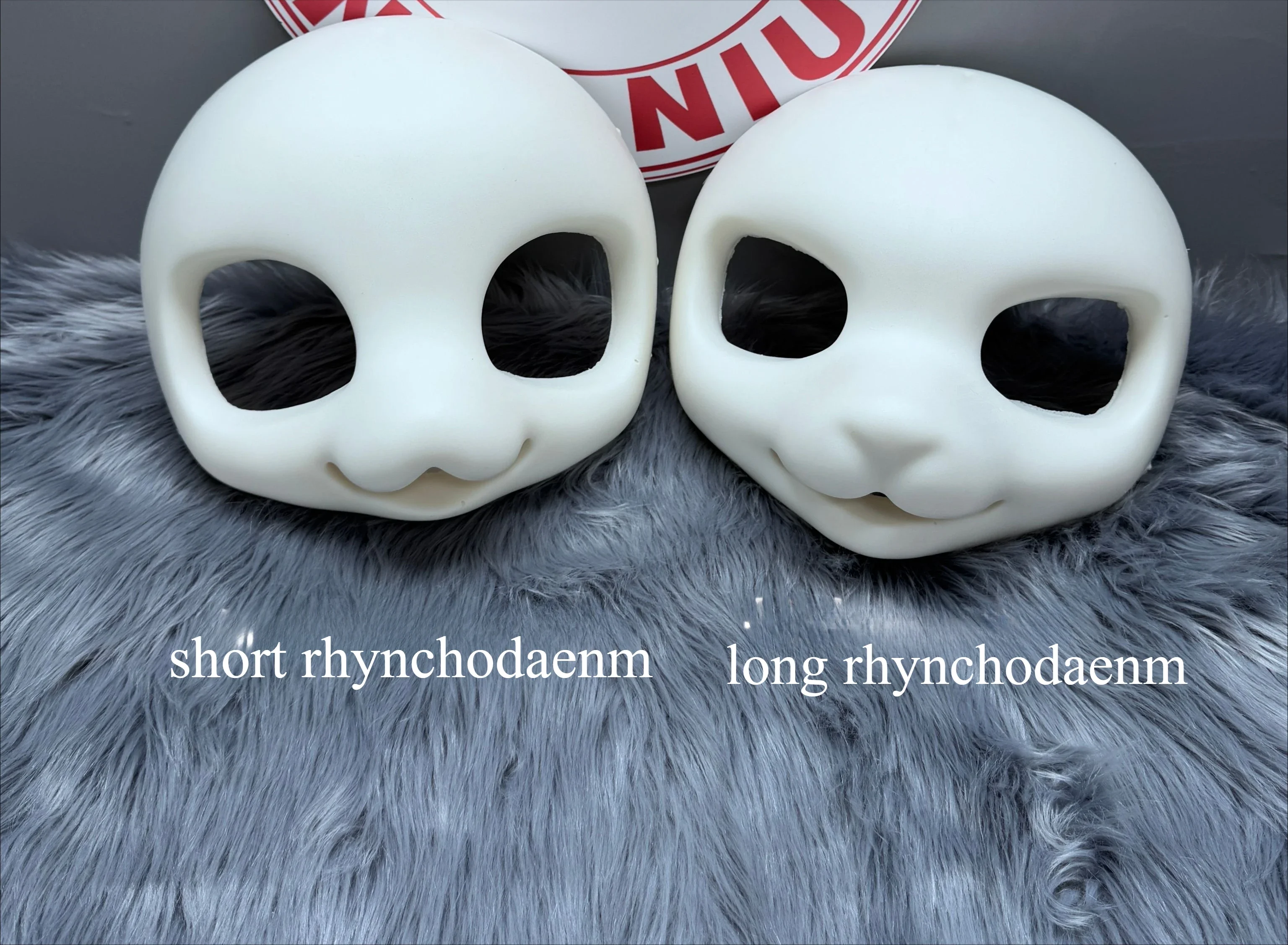 Original Kemono Fursuit Headbase Foam Sponge Cute Animal Canine Skull Furry