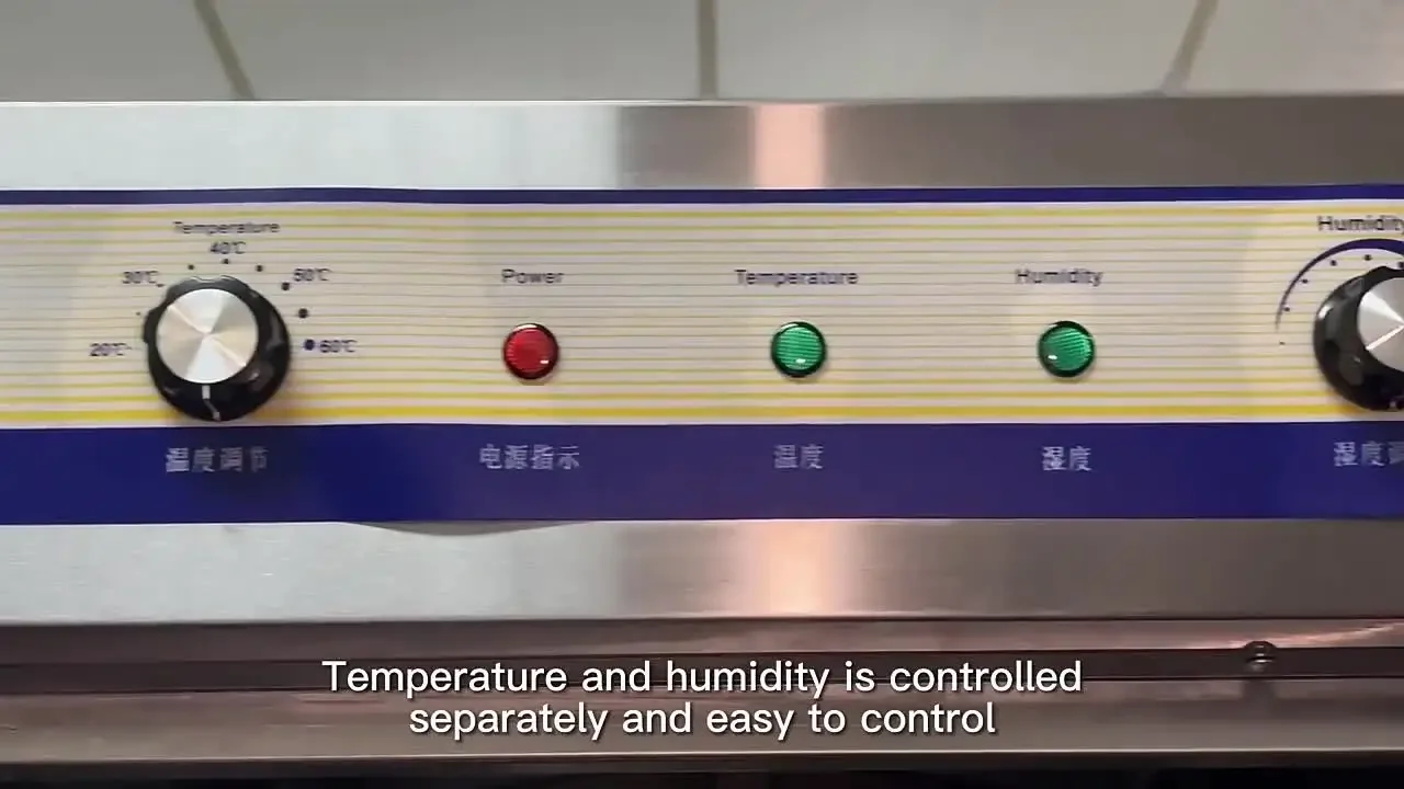 Mesin Fermentasi Roti Pintu Ganda Mesin Proofer Adonan Roti Fermenter Mesin Proofer Adonan