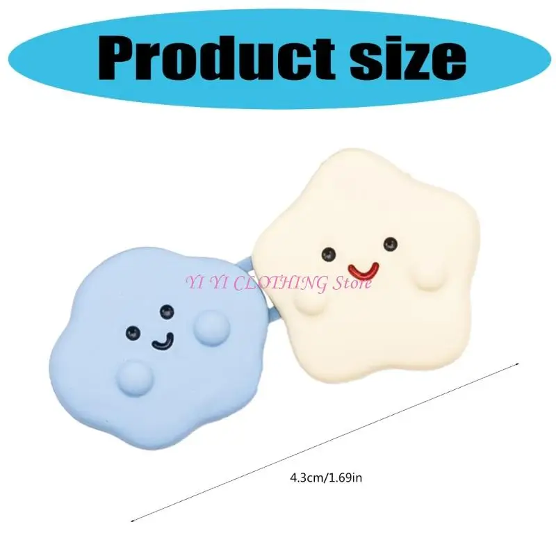 N5KF 3PCS Elegant Cloud Waist Tightening Clasps Jeans Waist Extenders NonSewing Waist Decorative Fitness Hook Pin