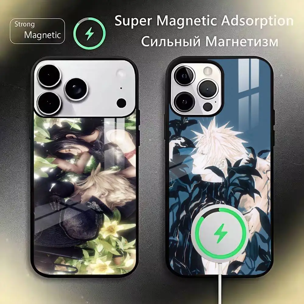 

Final Fantasy VII Phone Case For iPhone17,16,15,14,13,12,11 Plus,Pro Magnetic For Magsafe Wireless Charging