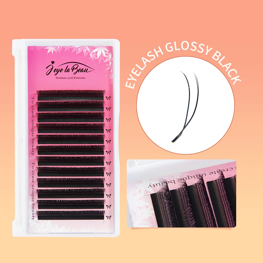 2D UY رمش تمديد خاص U-شكل YY جلدة التلقائي المزهرة UYY قبل الصنع المشجعين الرموش الصناعية ماكياج