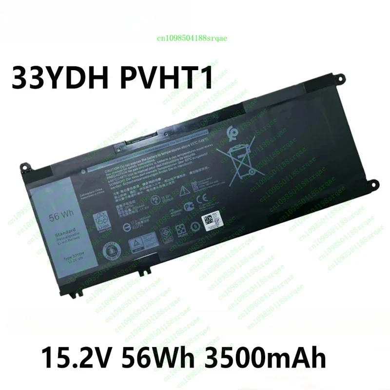 

33YDH PVHT1 99NF2 15,2 В 56 Втч Аккумулятор для ноутбука Dell Inspiron 15 7577 17 7773 7778 7779 7786 3579 5587 7588 3590 3779 "% тест"