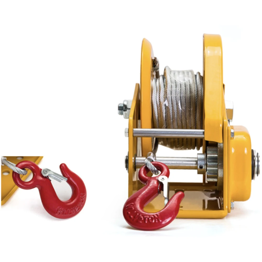 2600LBS Self-Locking Hand Winch Stainless Steel Boat Windlass Truck Auto Manual Lifting Hoist