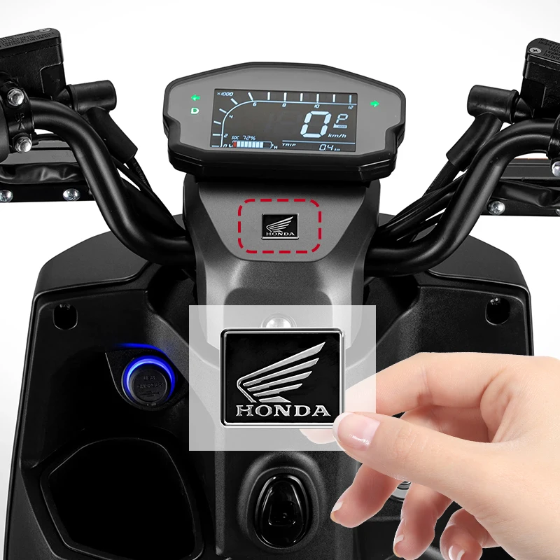 

Наклейки на мотоцикл HONDA из алюминиевого сплава, термостойкие наклейки для мотоцикла, ремонт скутера, декоративные наклейки