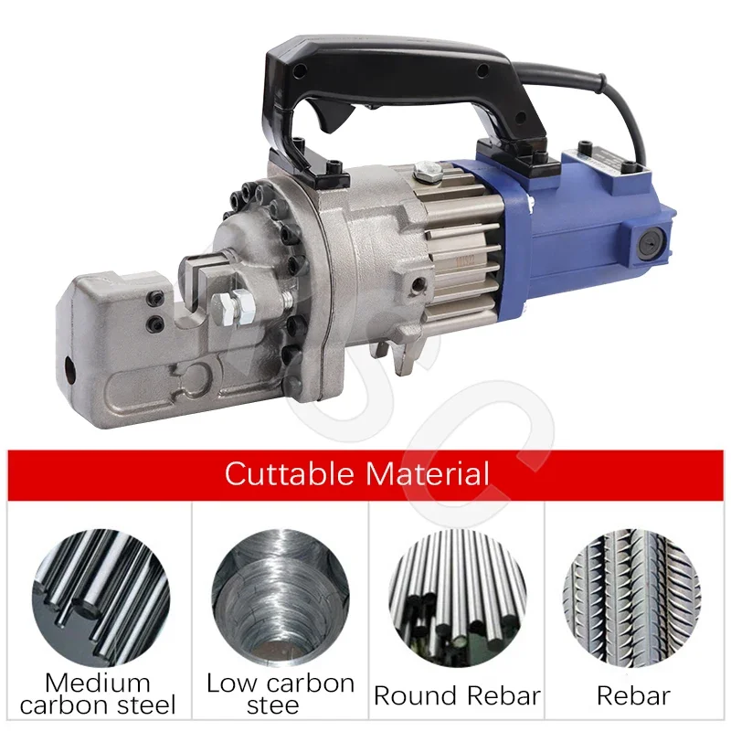 RC-25 Portable Electric Hydraulic Rebar Cutter for Cutting Rebar Range 4-25 Mm Electric Cutting Tool