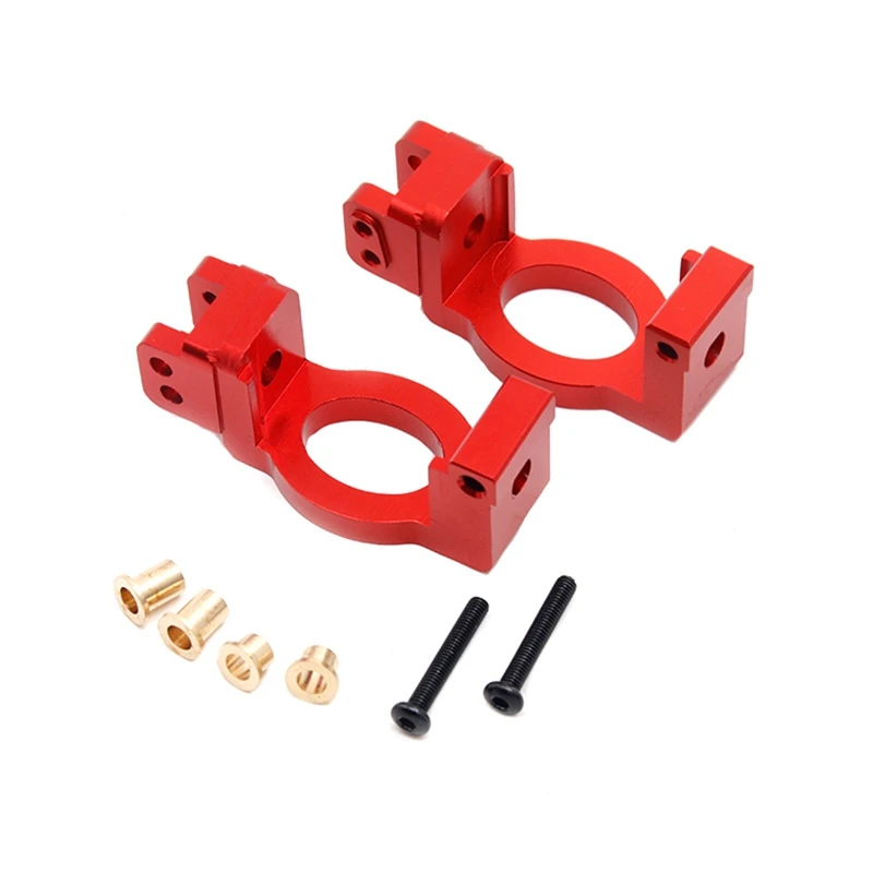 2Pcs Metal Front Caster Block C-Hub Carrier For 1/6 Redcat Racing Shredder RC Truck Upgrades Parts