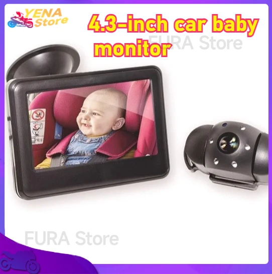 

4.3-inch car baby monitor waterproof digital camera and audio intelligent LED display car baby monitor