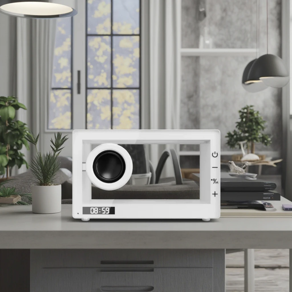 Great Design High-end Transparent  Speaker With Simple And Generous Appearance