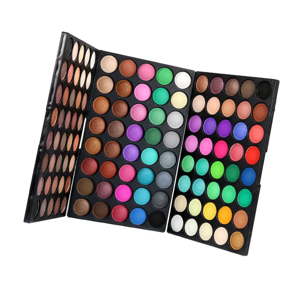 120 colori opachi perlati fumosi palette di ombretti nudi trucco in polvere pallet di ombretti multicolori kit di cosmetici di bellezza