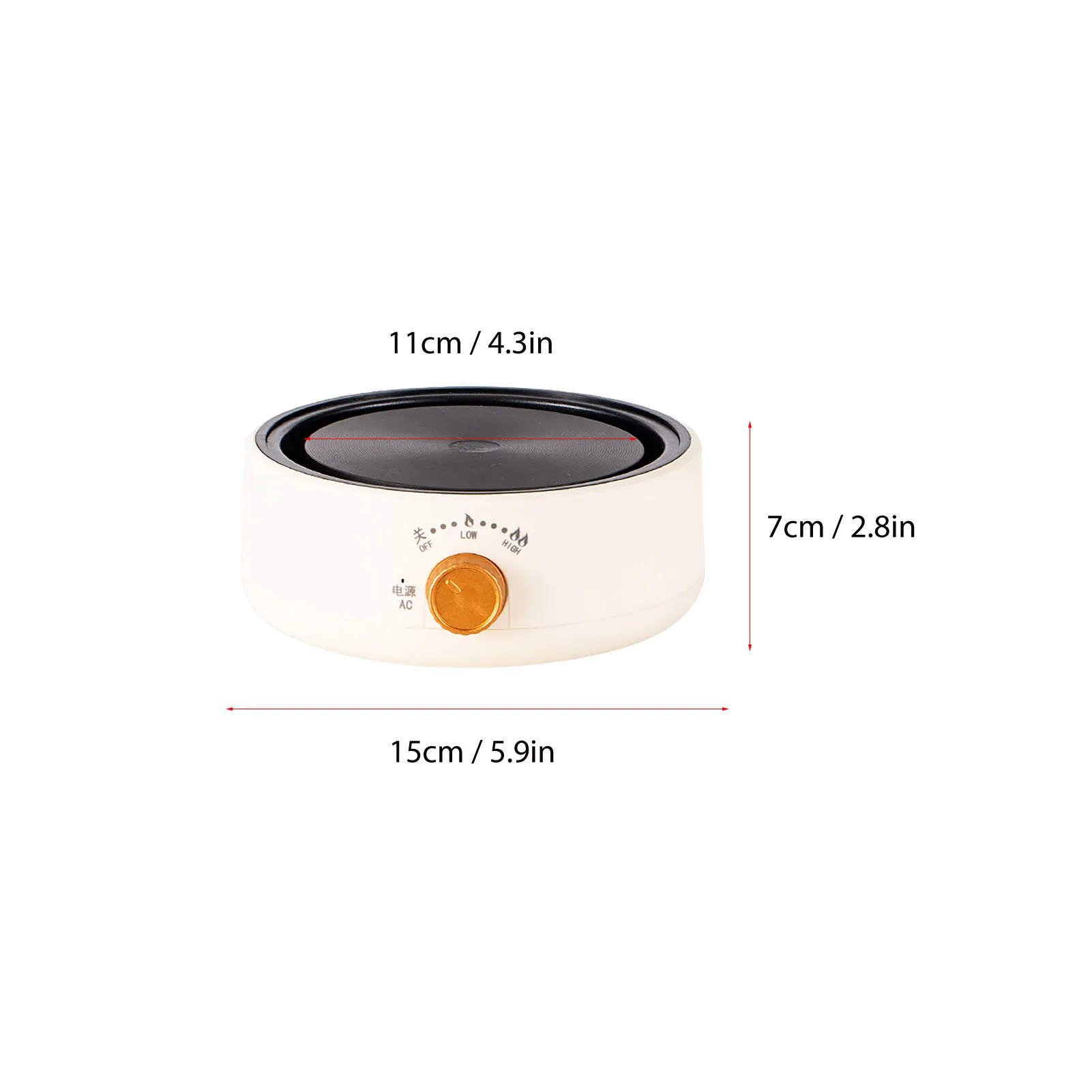 Electric Tea Stove Multifunctional Mini Anti Dry Burning Fast Heating Electric Hot Plate for Office Home CN Plug 220V Tea Stove