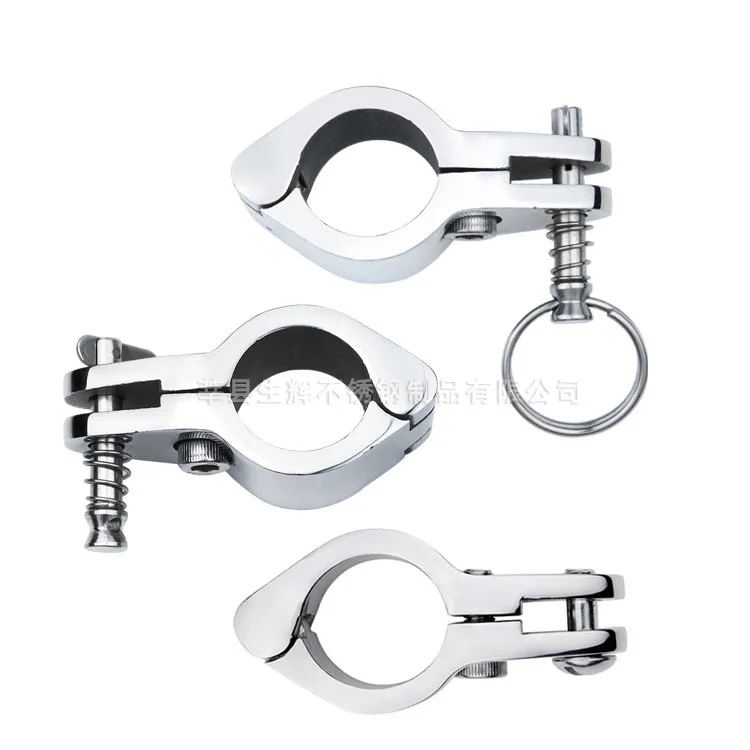 

Yacht awning fittings Tube sliding sleeve Stainless steel pipe clamp 316 material Marine hardware