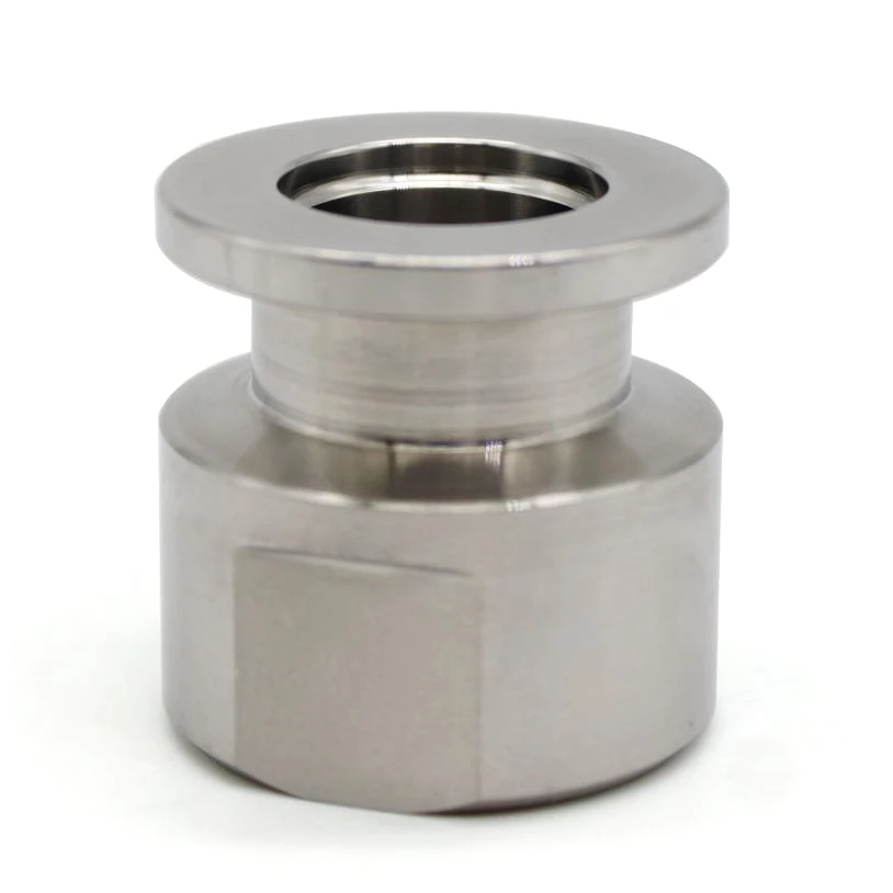 KF16 KF25 KF40 Stainless Steel Internal Thread Adapter Vacuum Metric Flange Joint Internal Thread Nut 304 Threaded Joint