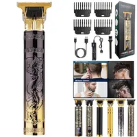 Dragon Vintage T9 Hot Sale Wireless Men Professional Electric Barber Shop Beard Body Hair Clipper Trimmer Cut Cutter Machine