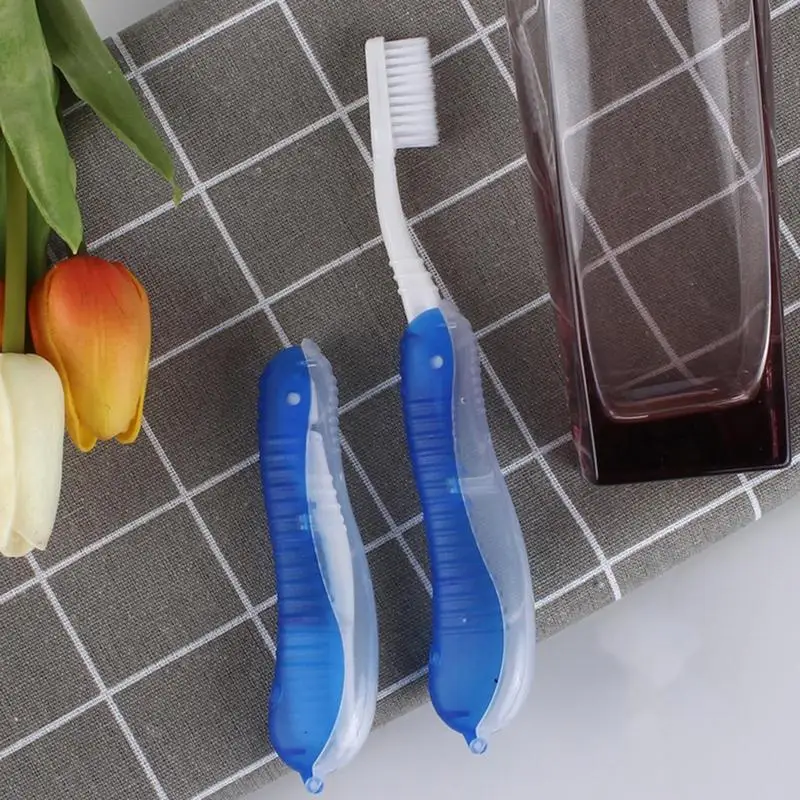 Hygiene Oral Foldable Toothbrush Portable Disposable Foldable Camping Travel Self-driving Travel Disposable Toothbrush