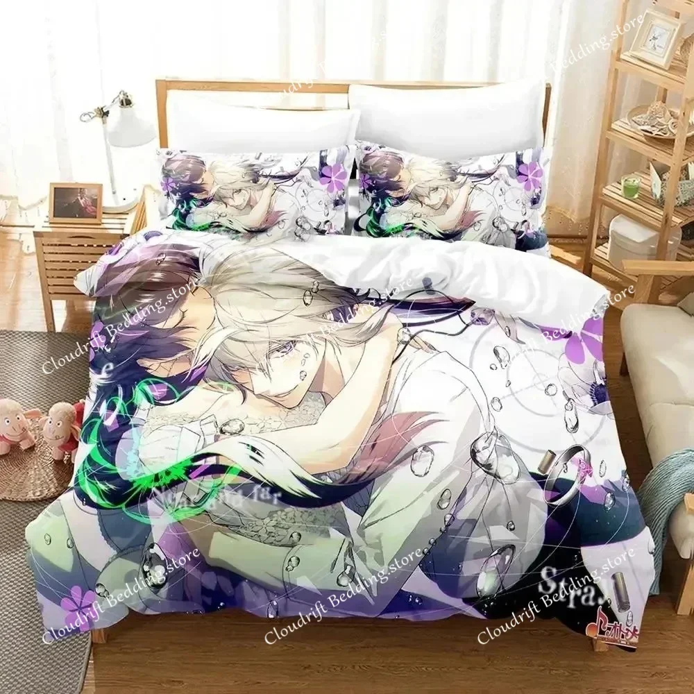 

3D Print Anime Game Collar X Malice Bedding Set Duvet Cover Bed Set Quilt Cover Pillowcase Comforter king Queen Size Boys Adult0