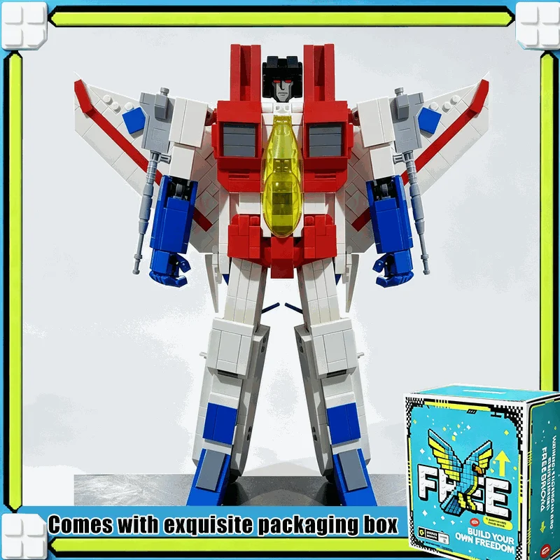 2289PCS Mechanical Warrior Robot Figure Model Custom Building Blocks DIY Creative Assembly Puzzle Toy Display Collection Gift