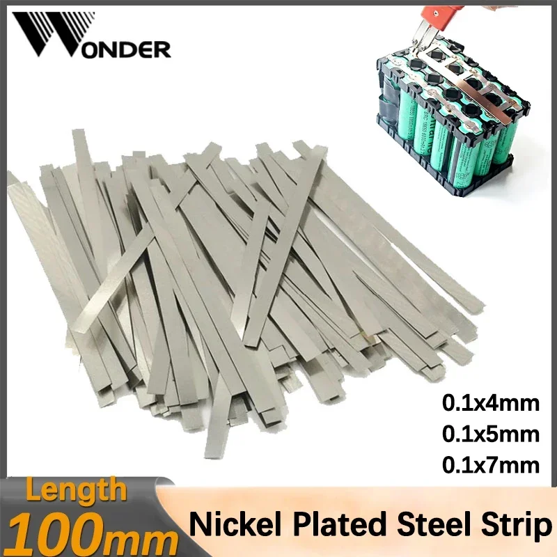 

Nickel Plated Steel Strip Connector Nickel-Plating Strap Sheets 18650Li-ion Welder Equipment Nickel Belt For Battery Packs Sheet