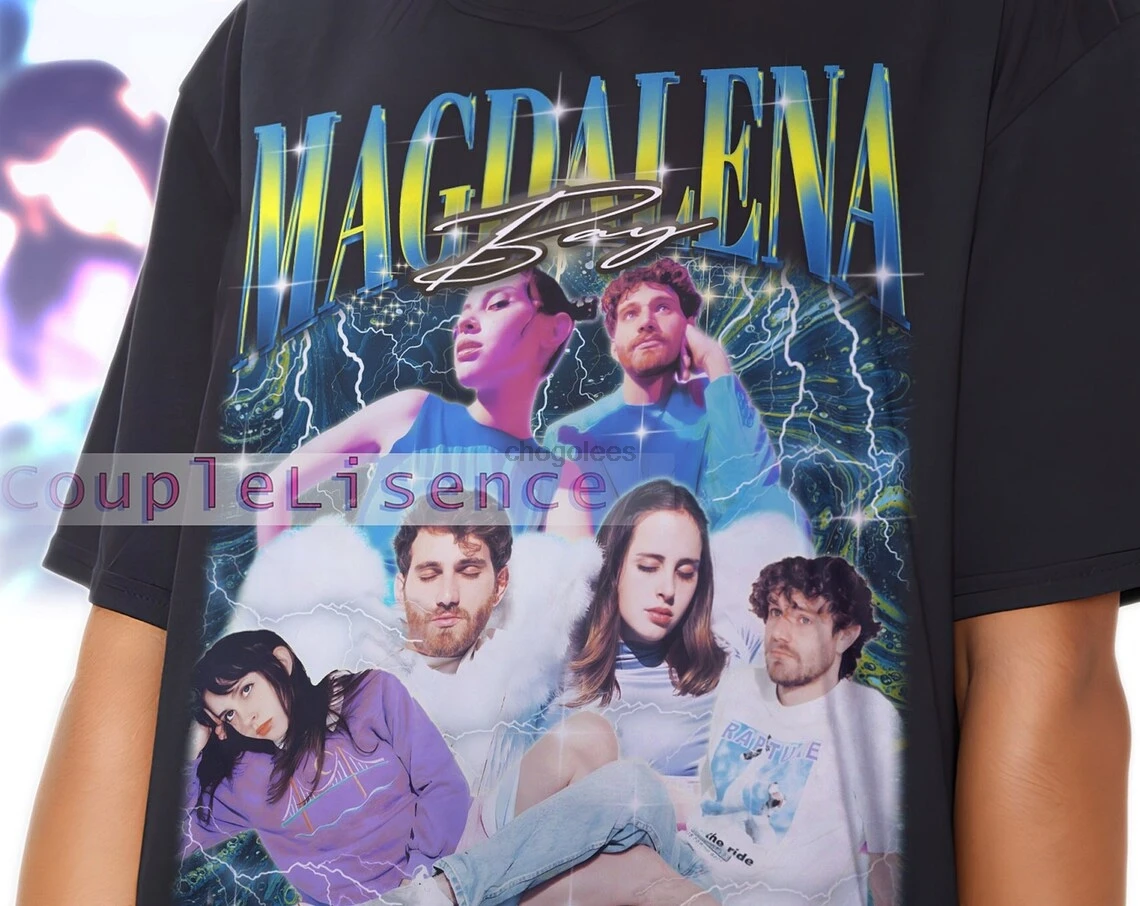 MAGDALENA BAY Shirt  Magdalena Bay Homage Fan Tees  Magdalena Bay Homage Retro  Magdalena Bay Graphic Retro 90s  Magdalena Bay M