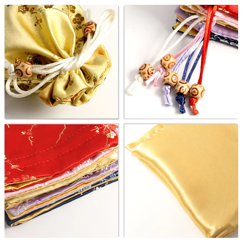 

5 Pcs Jewelry Bag Small Bags Jewellery Pouches for Traveling Chinese Jewerly Coin Purse Storage
