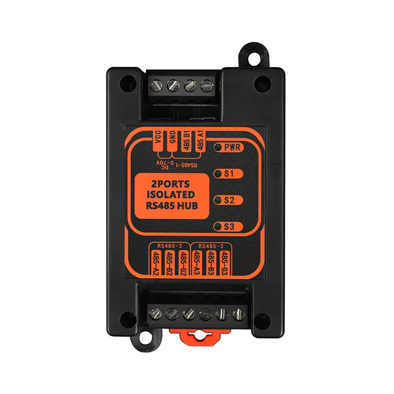 Industrial Grade 2 Port Opto-isolated Serial RS485 Hub FCC-D2J
