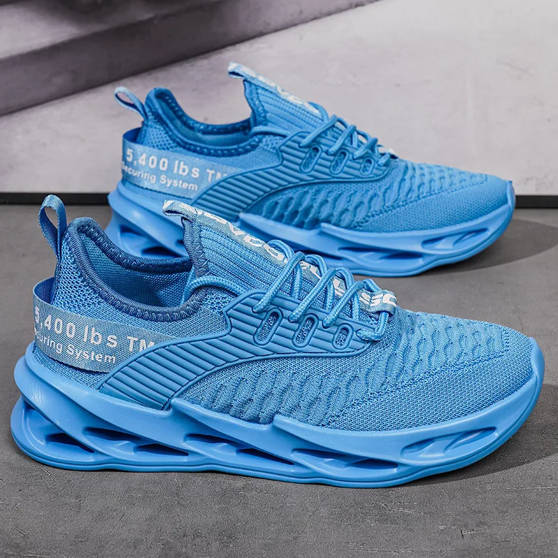 Fashion Green Men's Cheap Sneakers Summer Breathable Mesh Shoes Men Running Sneaker Outdoor Jogging Shoes Men Blade Trainers image 6