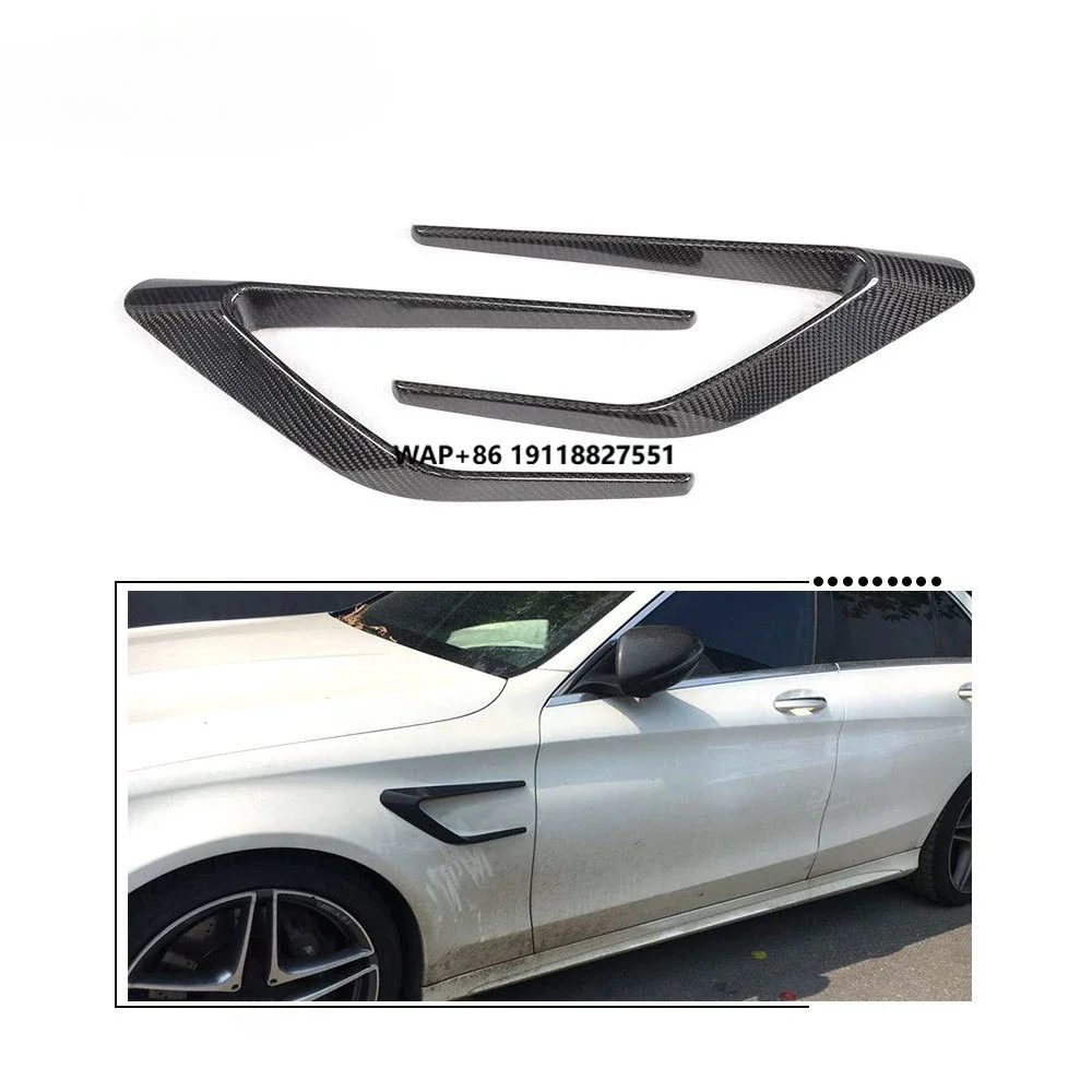 

2PCS/SET Front Fender Scoop Vents Trims for C-Class W205 C63 15-2017